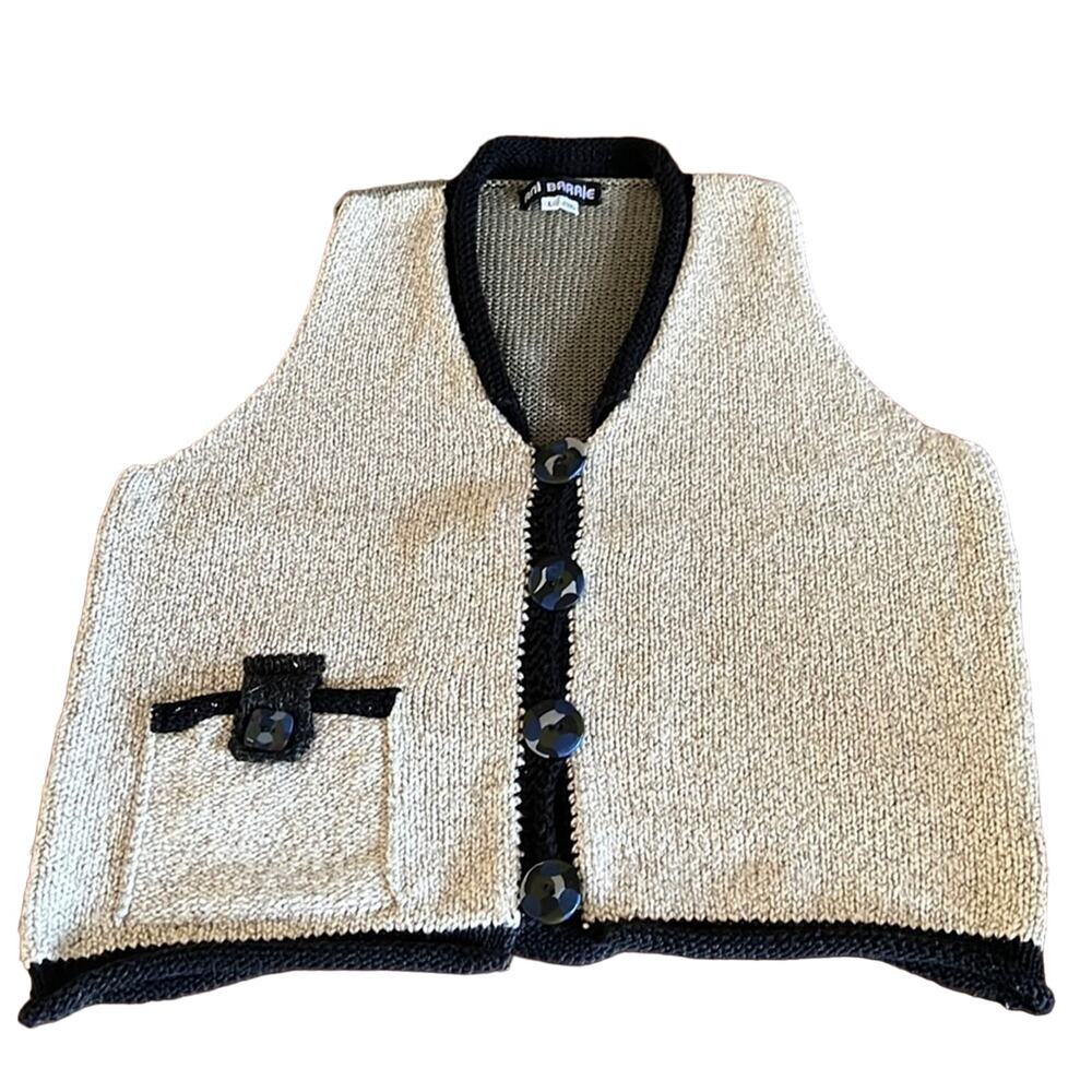 Vintage Ani Barrie Cotton Sweater Vest Woman's Large